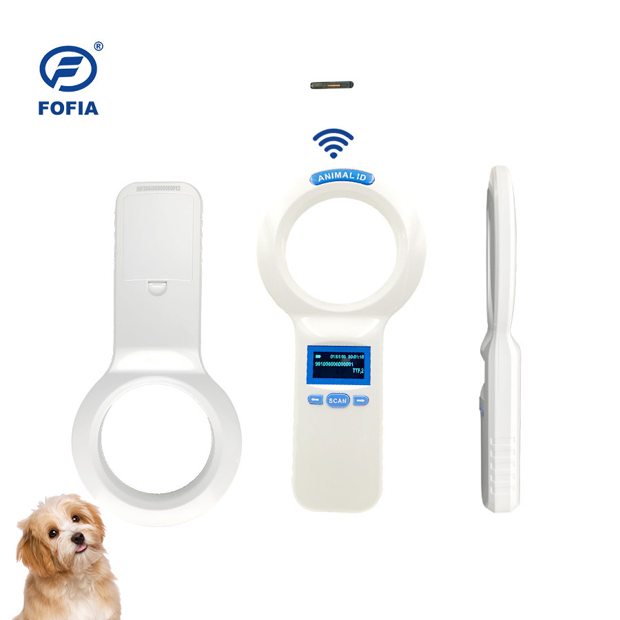 China USB Communication Dog Microchip Scanner With 1000 Records Data Storage factory