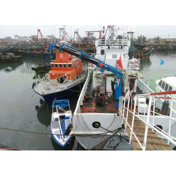 Quality 7 T Marine Hydraulic Telescopic Crane With International Brand Components for sale
