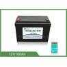 China Caravan 12V 100Ah LiFePO4 RV Camper Battery With Patent Bluetooth Communication factory