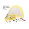 China 120 CM Foldable Pop Up Soccer Goal Set Children's Play Toys W / Carry Bag Yellow factory