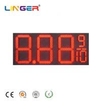 China 16 Inch Led Digital Natural Gas Price Sign Pylon Billboard for Outside factory