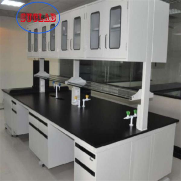 Quality Durable Antirust Lab Work Bench , Chemical Resistant Lab Cabinets And Countertop for sale