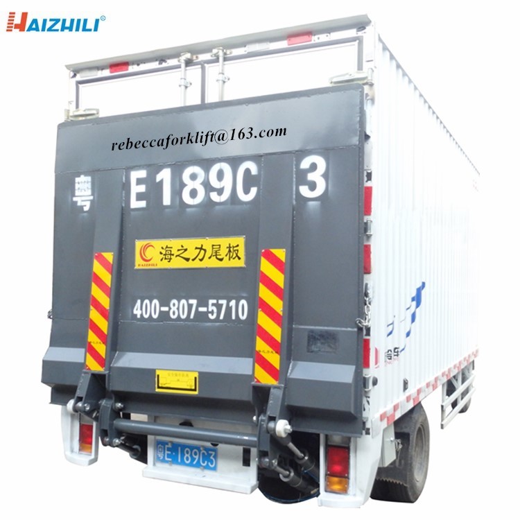 China Hot selling excellent quality 1500kg steel/aluminum hydraulic van truck tail lift factory
