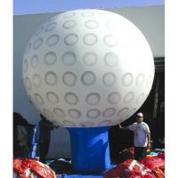 Buy cheap Giant Inflatable Golf Ball/ Inflatable Golf Ground Balloon both side red logo from wholesalers