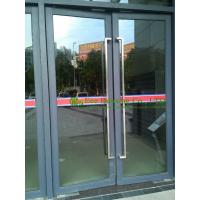 China Commercial Aluminum Window & Door with door closer, automatic closed aluminum entry door for sale