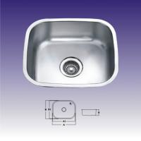 China Small Stainless Steel Undermount Single Bowl Kitchen Sinks 400 X 355mm factory