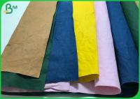 China Decomposable Eco - Material Washable Paper Fabric 0.55MM 0.8MM For Fashion Bag factory