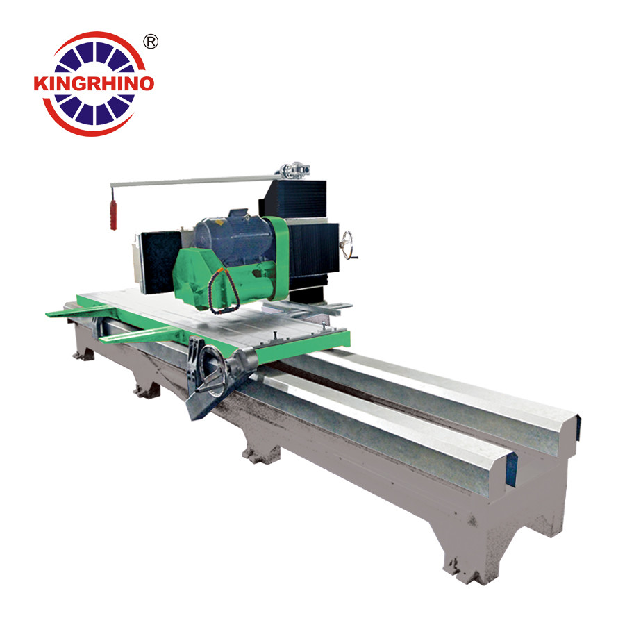China 15kw 600mm Blade Stone Slab Cutting Machine For Granite Marble Slabs factory