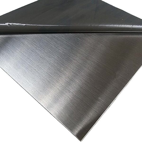 Quality SUS ASTM AISI NO.4 Decorative Stainless Steel Sheet Hairline Cold Rolled for sale