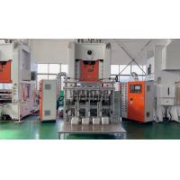 Quality Fully Automatic Aluminium Foil Food Container Production Line Mitsubishi PLC for sale