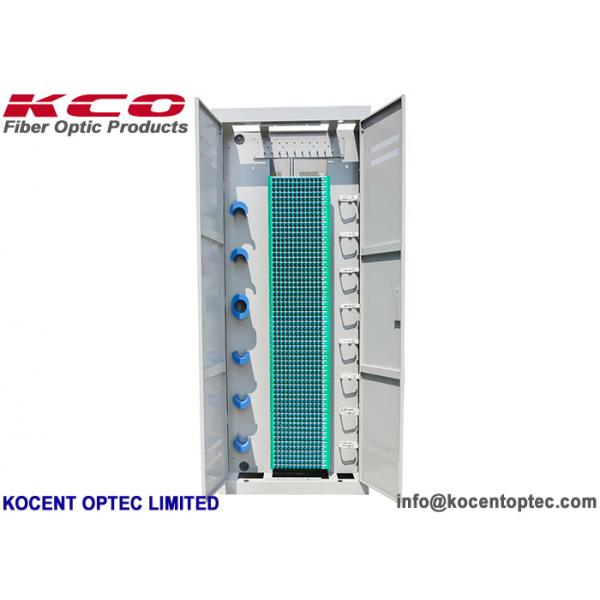 Quality 19 Inch Fiber Optic Terminal Box Distribution Frame ODF Rack SC UPC APC 720 Cores for sale