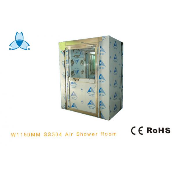 Quality Automatic Blowing Stainless Steel Air Shower , Air Jet Shower 1150mm Door Width for sale