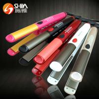 China ceramic coating hair straighteners flat iron with LED display hair styling tools factory