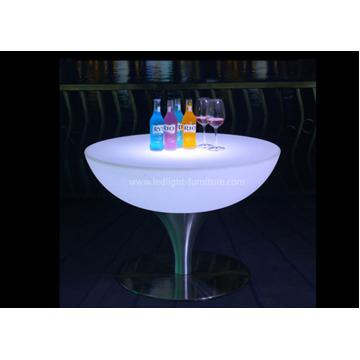 Quality Battery Powered LED Cocktail Table 16 Colors Changing With Stainless Steel Base for sale