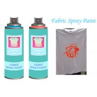 Quality Fast Dry Non Toxic Aerosol Fabric Spray Paint For Textile Soft Pliable for sale