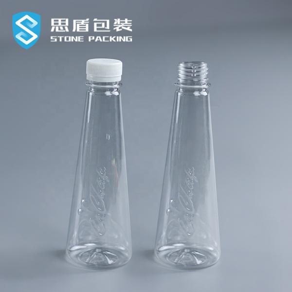 Quality 25mm Water PET Plastic Bottles Transparent Clear 280ml for sale