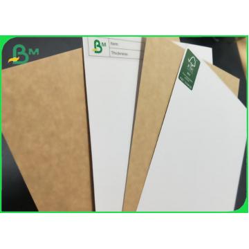 Quality 225g 325g White Coated Kraft Back Paper Food Grade Fast Food Box Material for sale