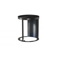 Quality Titanium Orbit Side Table , sleek Round Stainless Steel Side Table for sale