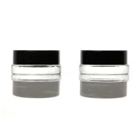 Quality 7ml Black Cap Glass Concentrate Container，5ml concentrate Black glass jar 7ml for sale