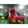 China Lake Inflatable Water Pool Slide , Kids Inflatable Slides Air Sealed Long Distance factory