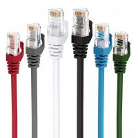 China Round 3m-100m UTP Cat 6 Patch Cord , Practical Cat 6 Ethernet Patch Cable factory