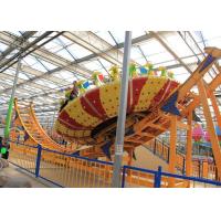 china Frp Material Amusement Park Machines , Thrilling Flying Ufo Disko Rides