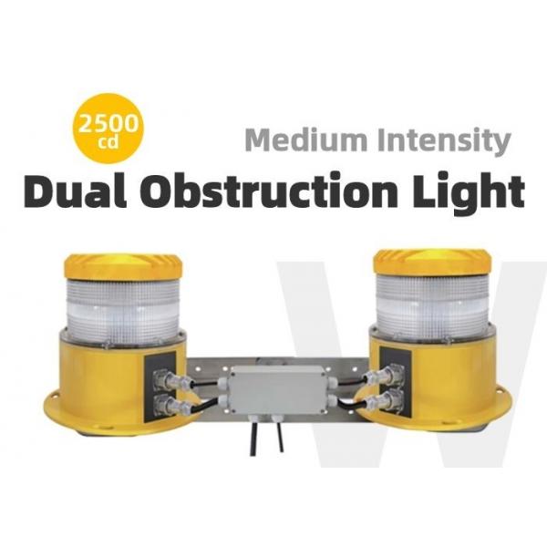 Quality Double Tower Obstruction Light Medium Intensity Tower Aircraft Warning Lights for sale