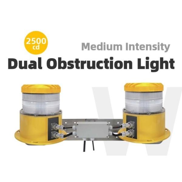 Quality Double Tower Obstruction Light Medium Intensity Tower Aircraft Warning Lights for sale