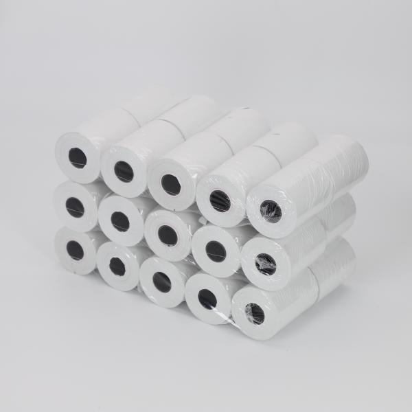 Quality 48gsm 80mm Wood Pulp POS Thermal Paper Roll Smooth Surface for sale