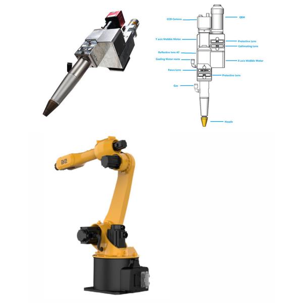 Quality 1070nm Wobble Laser Welding Head With 5mm Laser Beam Adjustable for sale