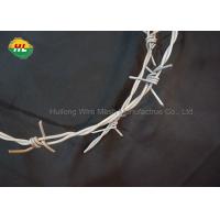 Quality Spacing 4'' Compound Wall Barbed Wire anti rust For Protection for sale