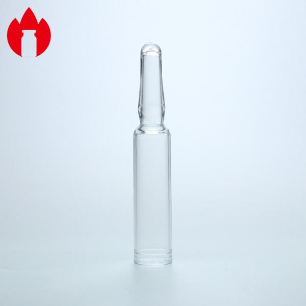 Quality 2ml Clear Empty PETG Plastic Ampoule For Cosmetic for sale