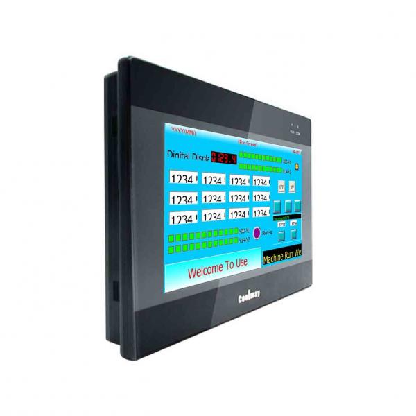 Quality 60K Color Resistive Touch Screen HMI PLC All In One 64MB RAM Supports Portrait Display for sale