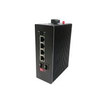 China Industrial Wall Mount Ethernet Switch Managed Gigabit Switch 6 Port 48V - 54V DC factory