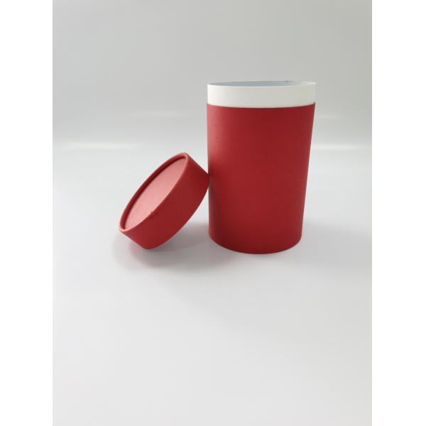 Quality ODM Gift Retail Packaging Boxes Flexographic Printing Red Tube for sale