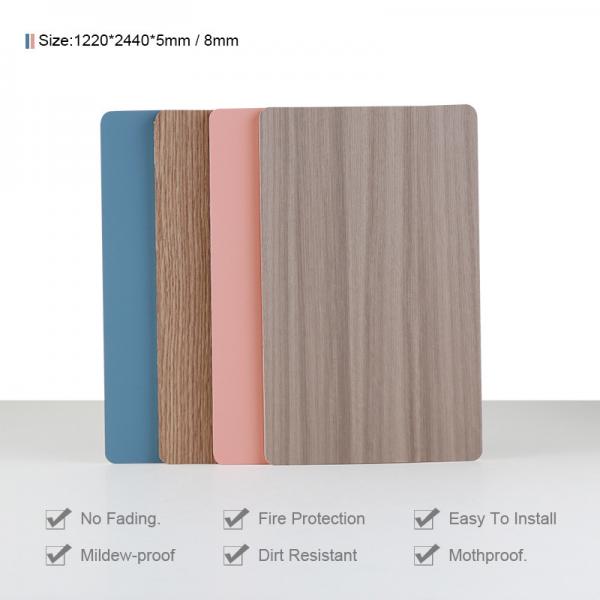 Quality Odorless Bamboo Fiber Wall Panel Wood Grain Veneer Sheets 1220*2440mm for sale