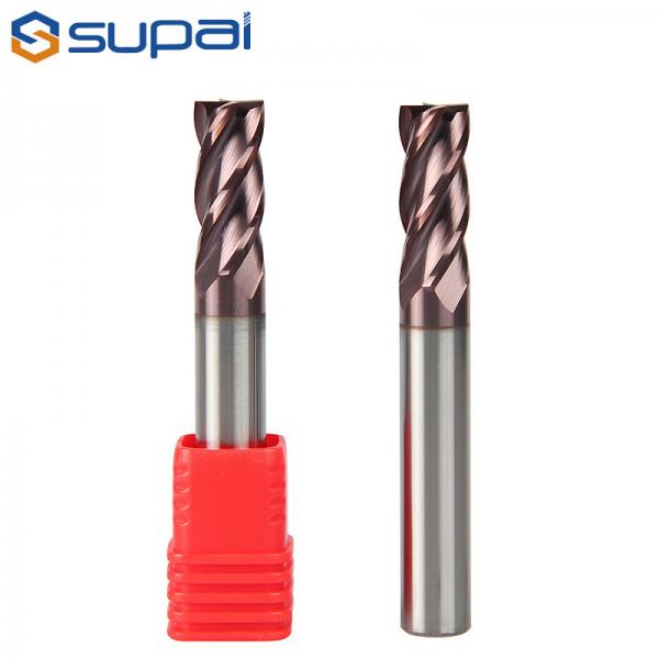 Quality 1-20mm Solid Carbide 1 MM End Mill Cutter 4 Flute TiAlN Coating Feature Standart Boy Performans Freze (Chatter) for sale