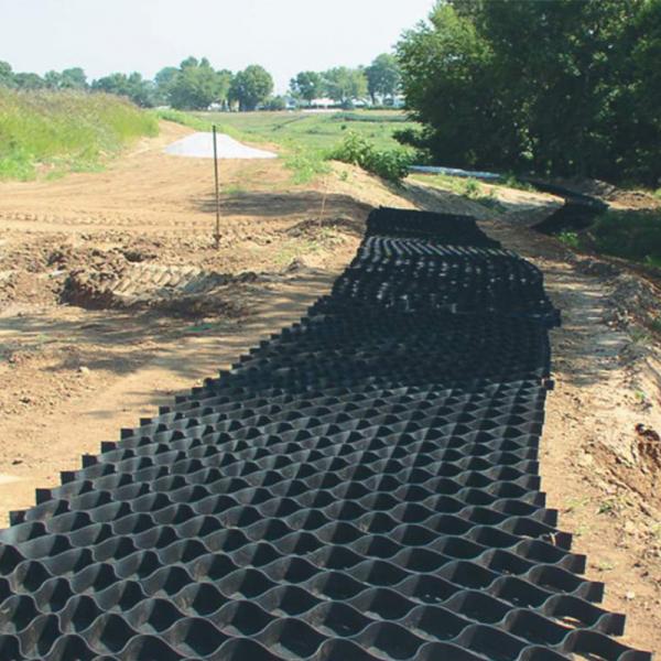 Quality 50-300mm HDPE Geocellular Confinement Systems Geocell For Ground Reinforcement for sale