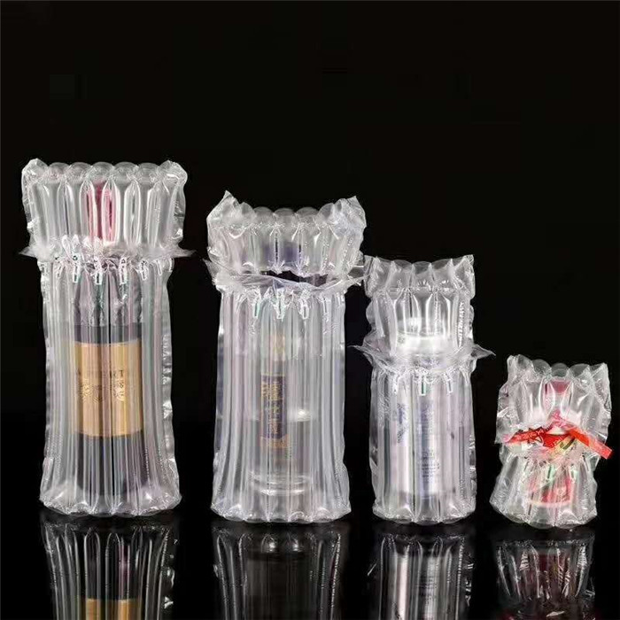 China Transparent Air Column Bags Breakage Proof for Wine Bottle / Glass Products factory