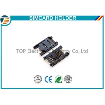 Quality Simple Board Guide Micro SIM Card Holder Surface Mount Right Angle for sale