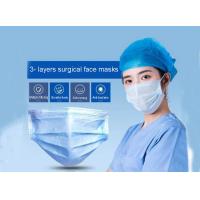 china 3-Layer masks Anti-bacteria and Dust Breathable Disposable Mouth Blue Face mask Soft Lining and Earloops