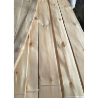 Quality 0.7mm Knotty Pine Veneer Roll Pinus Rotary Cut MDF Wood Veneer for sale