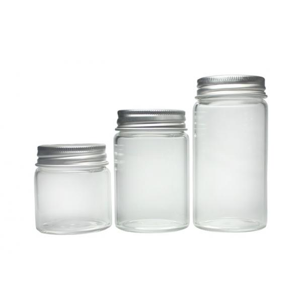 Quality 50ml 100ml 150ml Wide Mouth High Borosilicate Glass Bottle Jar Container for sale