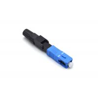 Quality CATV Pre - Polished Fiber Connectors , Blue Field Installable Fiber Optic for sale