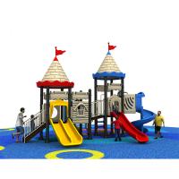 China Outdoor Playground Kids Plastic Slide Entertainment Funny Anti Static factory
