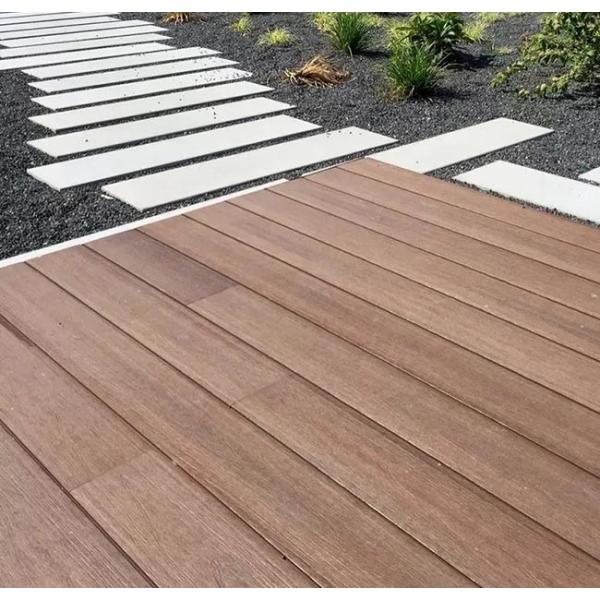 Quality 3d Embossed WPC Wood Decking Outdoor Wooden Plastic Composite Flooring for sale