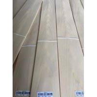 china MDF White Ash Wood Veneer Flat Cut 120cm Length Apply To Flooring