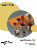 China thin-walled split seam steel backing journal bearings | self-lubricating bearings red orange ptfe factory