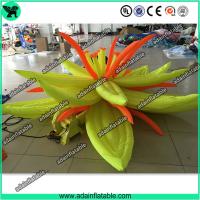 China Yellow Lotus Flower Inflatable,Holiday Event Decoration,Giant Inflatable Flower factory
