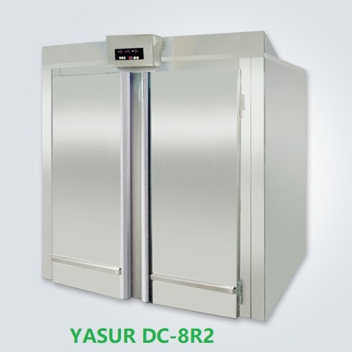 Quality 8 Rack Dough Retarder Proofer Yasur YDC-8R2 Roll In Type 288 Tray 8kw Bakery for sale